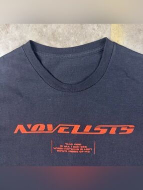 Novelists T-Shirt Sz Large Metalcore Djent Paris France French Concert Tour Tee